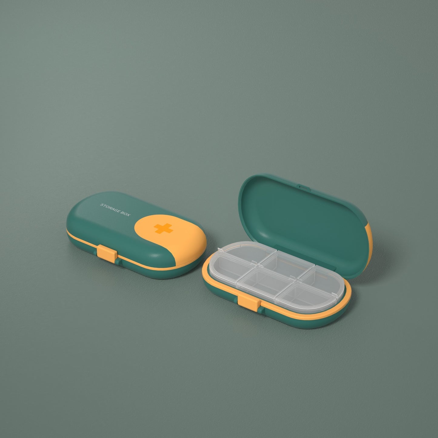 Portable Pill Box Small Packaging Travel Storage