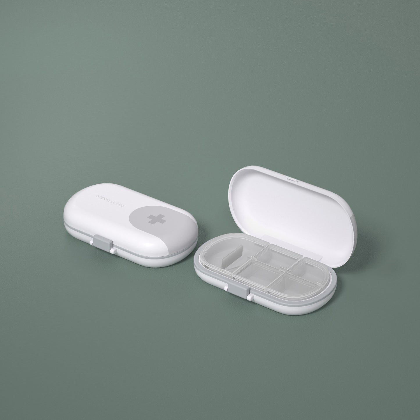 Portable Pill Box Small Packaging Travel Storage