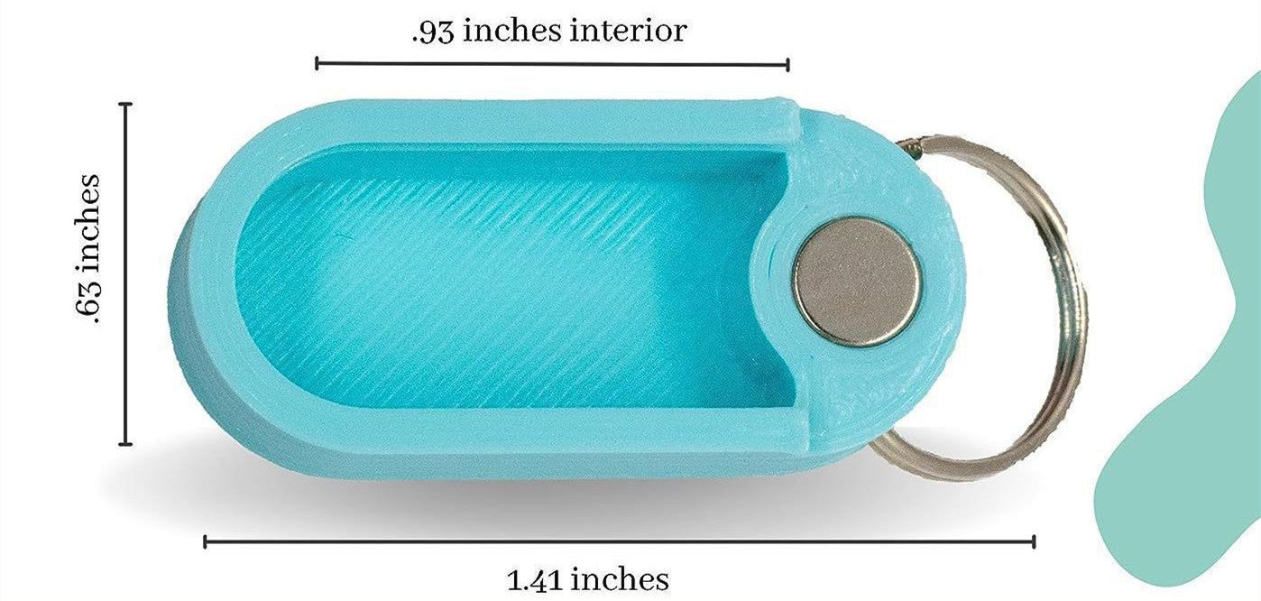 Keychain Pill Box Travel Travel Portable